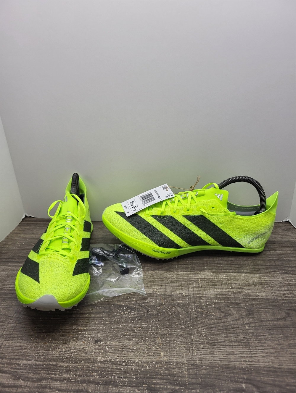 Adidas Adizero Prime SP 3 Strung Lucid Lemon Track Spikes IH5800 Men Sz 8.5 New
